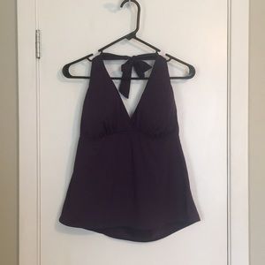 Lands’ End Halter Tankini Swim Top